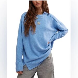 Free People Phoebe High-Low Tunic Sweater